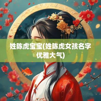 姓陈虎宝宝(姓陈虎女孩名字优雅大气)