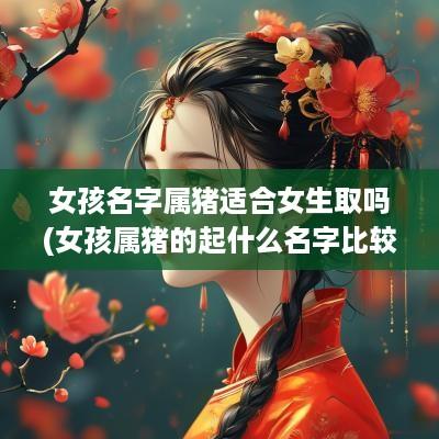 女孩名字属猪适合女生取吗(女孩属猪的起什么名字比较好)