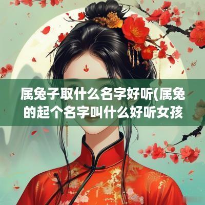 属兔子取什么名字好听(属兔的起个名字叫什么好听女孩)
