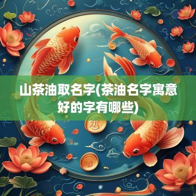 山茶油取名字(茶油名字寓意好的字有哪些)