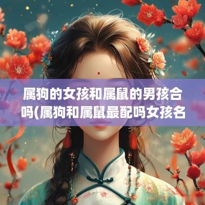 属狗的女孩和属鼠的男孩合吗(属狗和属鼠最配吗女孩名字大全)