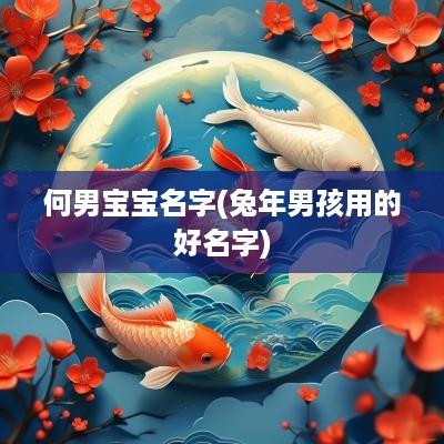 何男宝宝名字(蛇年男孩用的好名字)