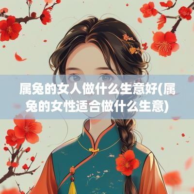 属兔的女人做什么生意好(属兔的女性适合做什么生意)