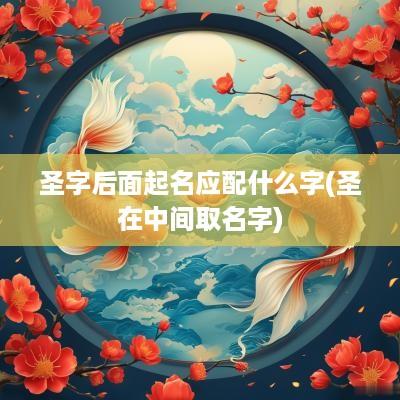 圣字后面起名应配什么字(圣在中间取名字)