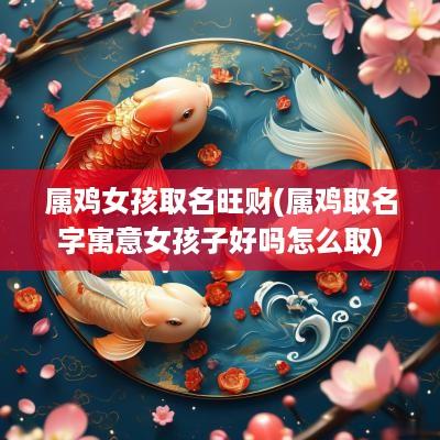 属鸡女孩取名旺财(属鸡取名字寓意女孩子好吗怎么取)