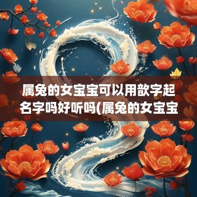 属兔的女宝宝可以用歆字起名字吗好听吗(属兔的女宝宝可以用歆字起名字吗好吗)