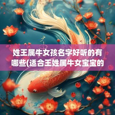 姓王属牛女孩名字好听的有哪些(适合王姓属牛女宝宝的名字)