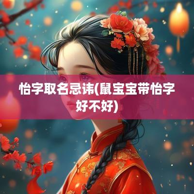 怡字取名忌讳(鼠宝宝带怡字好不好)