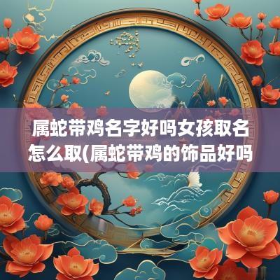 属蛇带鸡名字好吗女孩取名怎么取(属蛇带鸡的饰品好吗)