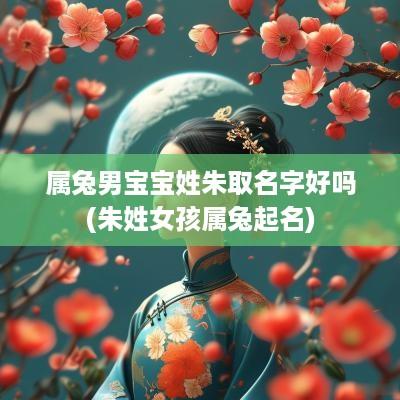 属兔男宝宝姓朱取名字好吗(朱姓女孩属兔起名)