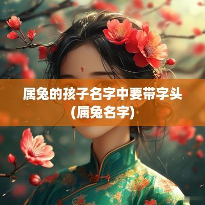 属兔的孩子名字中要带字头(属兔名字)