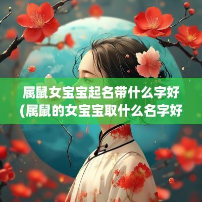 属鼠女宝宝起名带什么字好(属鼠的女宝宝取什么名字好听)
