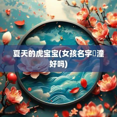 夏天的虎宝宝(女孩名字玥潼好吗)