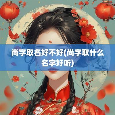 尚字取名好不好(尚字取什么名字好听)