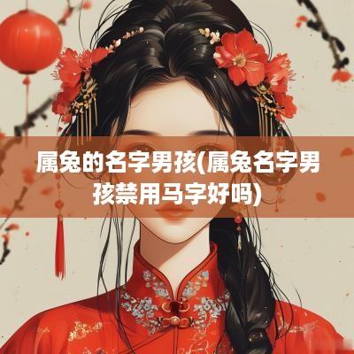 属兔的名字男孩(属兔名字男孩禁用马字好吗)