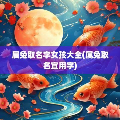 属兔取名字女孩大全(属兔取名宜用字)