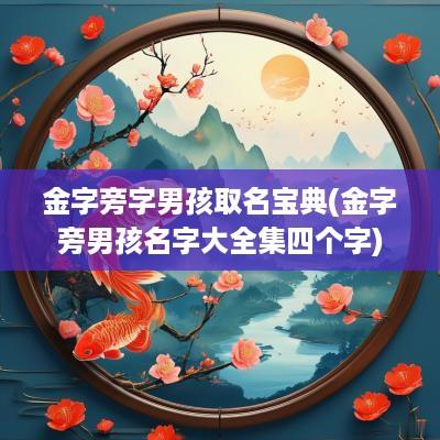 金字旁字男孩取名宝典(金字旁男孩名字大全集四个字)