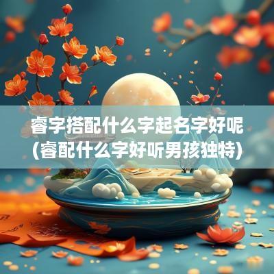 睿字搭配什么字起名字好呢(睿配什么字好听男孩独特)
