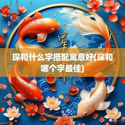 琛和什么字搭配寓意好(琛和哪个字最佳)