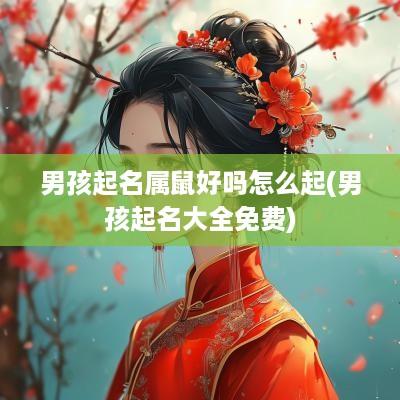 男孩起名属鼠好吗怎么起(男孩起名大全免费)