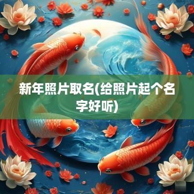 新年照片取名(给照片起个名字好听)