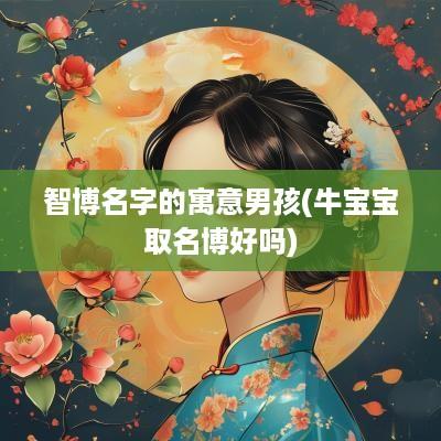 智博名字的寓意男孩(牛宝宝取名博好吗)