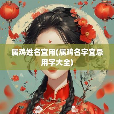 属鸡姓名宜用(属鸡名字宜忌用字大全)