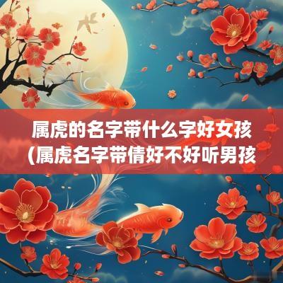 属虎的名字带什么字好女孩(属虎名字带倩好不好听男孩子)