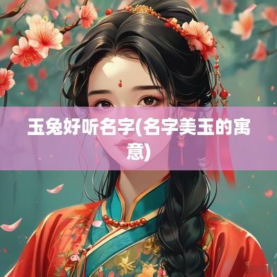 玉兔好听名字(名字美玉的寓意)