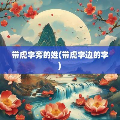 带虎字旁的姓(带虎字边的字)