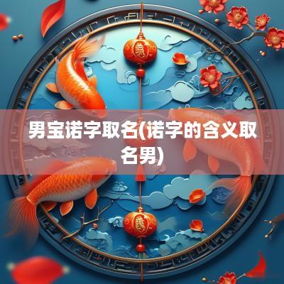 男宝诺字取名(诺字的含义取名男)