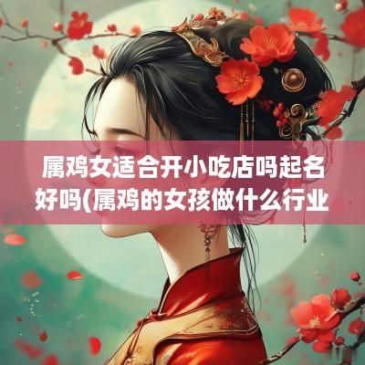 属鸡女适合开小吃店吗起名好吗(属鸡的女孩做什么行业好)