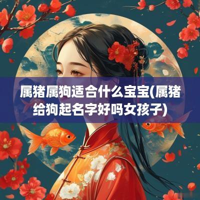 属猪属狗适合什么宝宝(属猪给狗起名字好吗女孩子)
