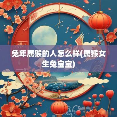 蛇年属猴的人怎么样(属猴女生兔宝宝)