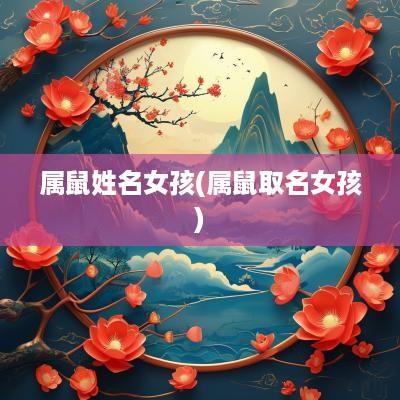 属鼠姓名女孩(属鼠取名女孩)