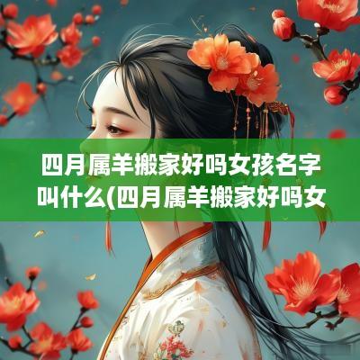 四月属羊搬家好吗女孩名字叫什么(四月属羊搬家好吗女孩名字怎么取)