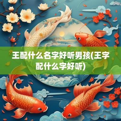 王配什么名字好听男孩(王字配什么字好听)