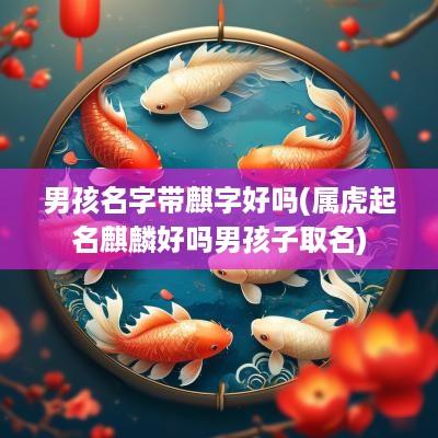 男孩名字带麒字好吗(属虎起名麒麟好吗男孩子取名)