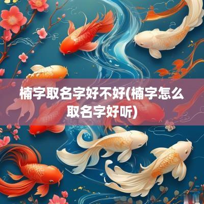 楠字取名字好不好(楠字怎么取名字好听)