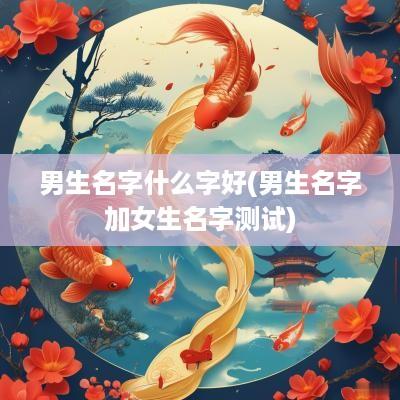 男生名字什么字好(男生名字加女生名字测试)
