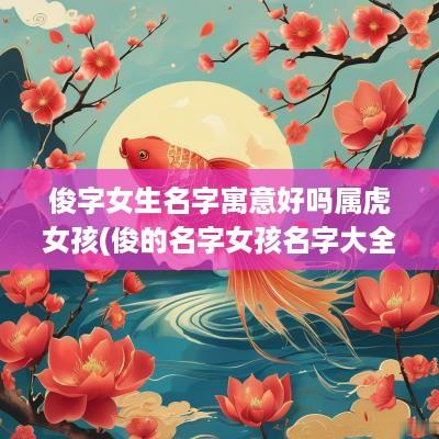 俊字女生名字寓意好吗属虎女孩(俊的名字女孩名字大全)