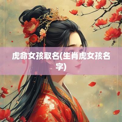 虎命女孩取名(生肖虎女孩名字)