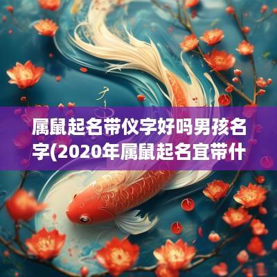 属鼠起名带仪字好吗男孩名字(2025年属鼠起名宜带什么字旁)