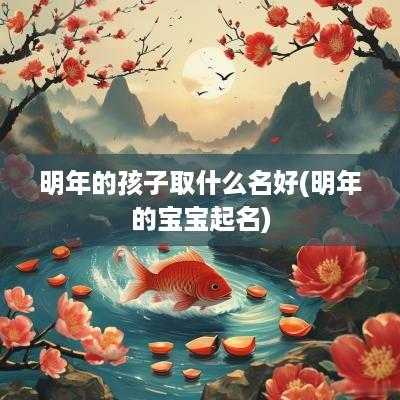 明年的孩子取什么名好(明年的宝宝起名)