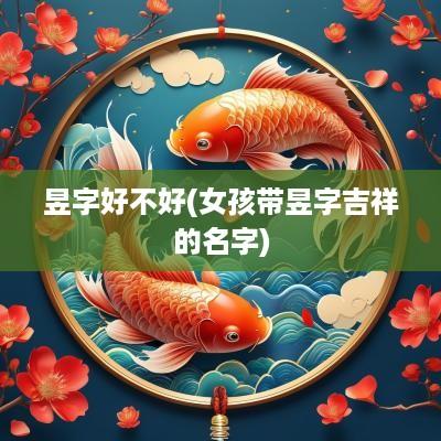 昱字好不好(女孩带昱字吉祥的名字)