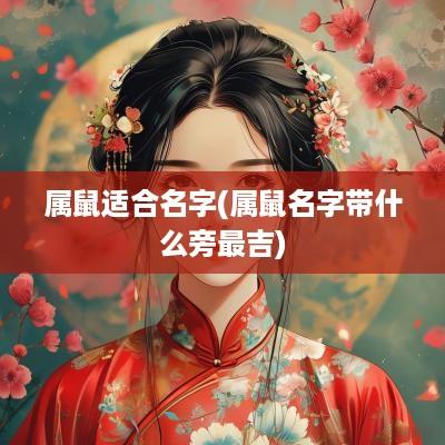 属鼠适合名字(属鼠名字带什么旁最吉)