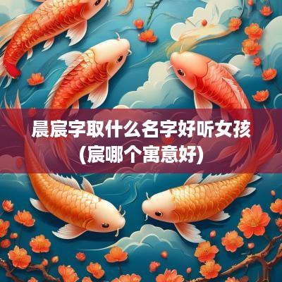 晨宸字取什么名字好听女孩(宸哪个寓意好)