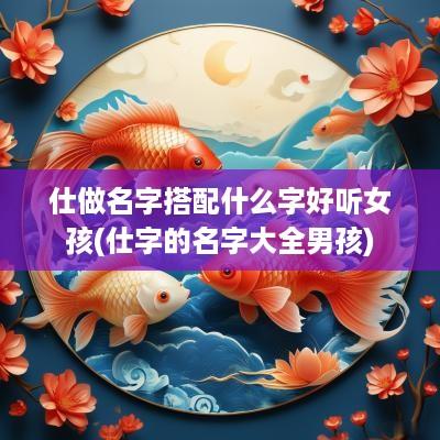仕做名字搭配什么字好听女孩(仕字的名字大全男孩)