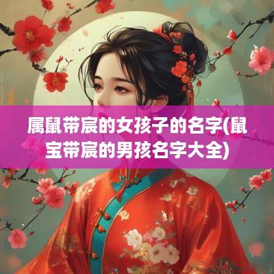 属鼠带宸的女孩子的名字(鼠宝带宸的男孩名字大全)