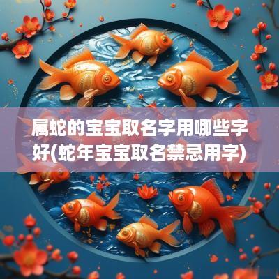 属蛇的宝宝取名字用哪些字好(蛇年宝宝取名禁忌用字)